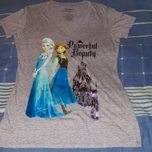 Frozen Walt Disney World T-Shirt Powerful Beauty‎ L